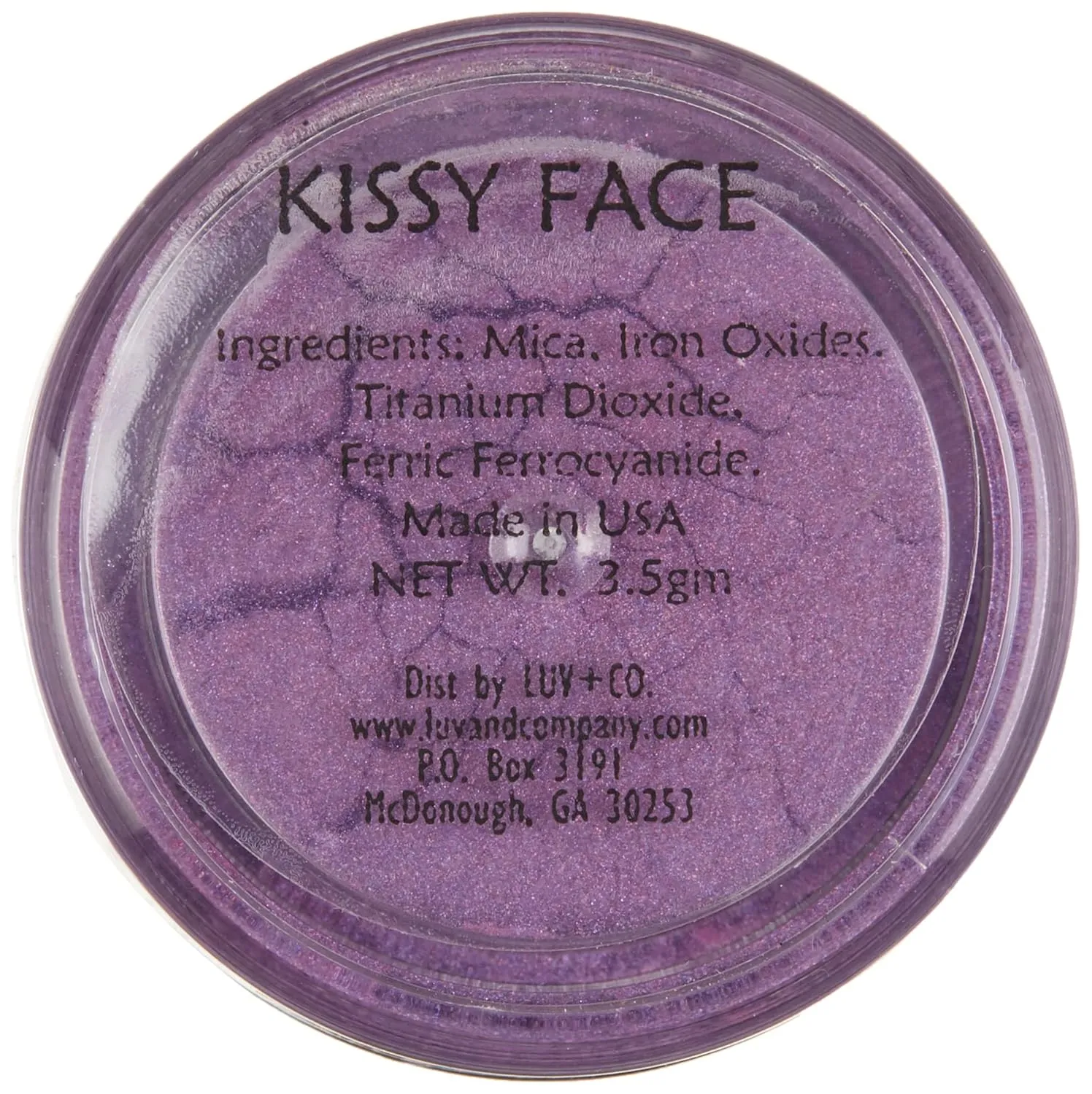 | Eyeshadow Mineral Pigments (Loose) - 3 g | Gluten-Free, Talc-Free & Paraben-Free | Shimmery Pink Purple | Kissy Face