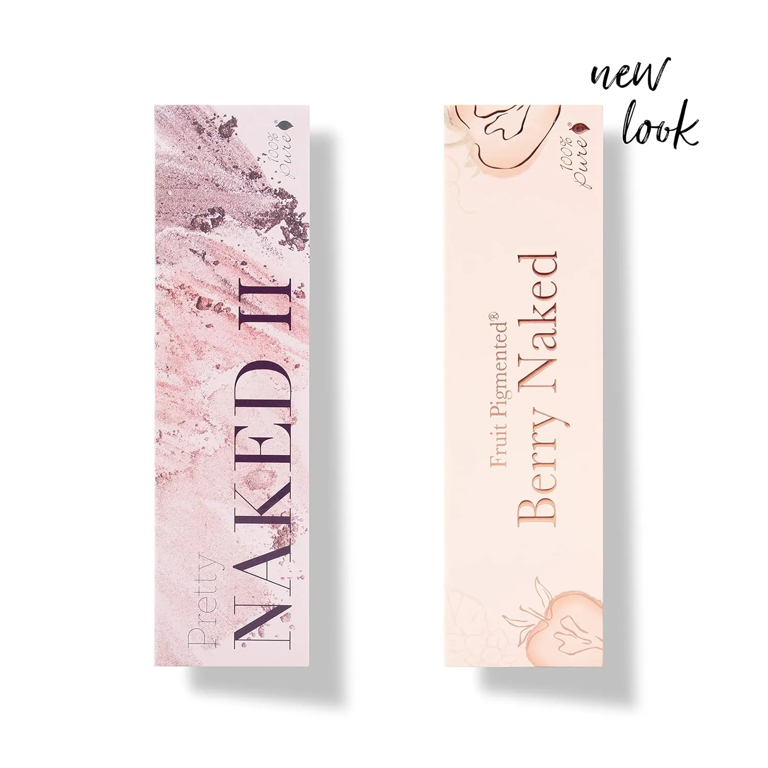 100% PURE Pretty Naked II Makeup Palette All in One Compact 3 Eyeshadow, Blush, Face Highlighter, Fruit Pigmented Natural Nude, Rose, Smokey Neutral for All Skin Types - Vegan (Nude to Smokey Tones)