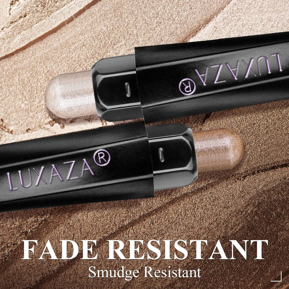 10PCS Eyeshadow Stick,Shimmer And Matte Brown Metallic Cream Eyeshadow Pencil Crayon with Smudge-proof & Waterproof, Eye Brightener Stick, Ideal Gift for Women- Love's Gifts