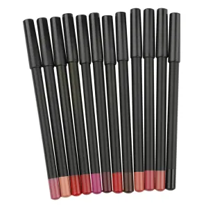 12pcs Multi-functional Lip Liner Pencils Matte Makeup for Lips Eyebrows and Eyes for Precise Contouring and Smudge Application