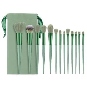 13 Piece Makeup Brush Set, Premium Synthetic Makeup Brushes for Professional Eyeshadow, Concealer Make up Brush Kit with Cloth bag