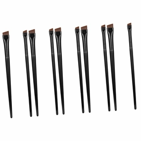 15sets Angled Eyeliner Brush Travel Makeup Tools for Precise Application for Beginners Professionals Soft Bristles for Easy Eyeliner Brow Shaping Lightweight Design