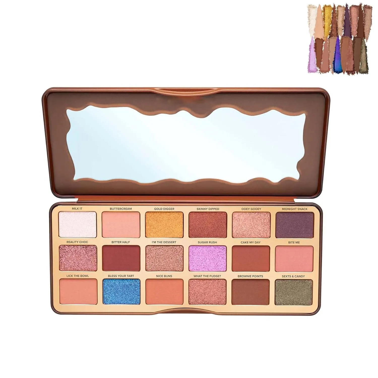 18-Shade Eye Shadow and Blush Palette – Versatile Shades with Matte, Shimmer, and Metallic Finishes for Intense Color and Long-Lasting Glow