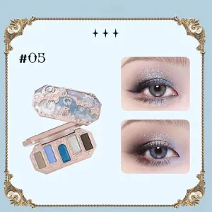 1PC huazhixiao Moonlight Mermaid Eyeshadow Palette,Matte Eyeshadow Palette,8-Color Matte Shimmer Glitter Eye Makeup Cosmetics Women Beauty Eye Shadow (#05)