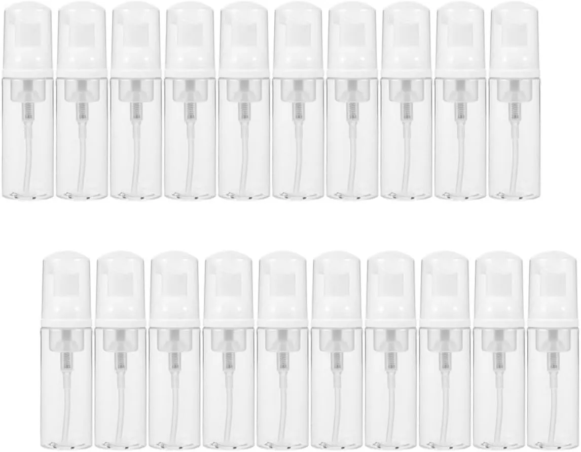 20Pcs Foam Pump Bottle Refillable Foaming Soap Dispenser for Hand Soap for Home Office and Travel Compact Design for Easy Use and Storage