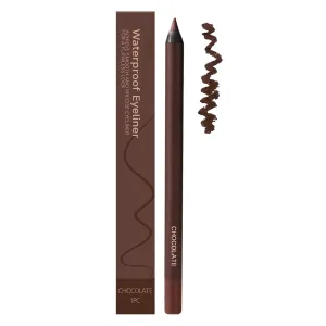 24 Hr Waterproof Eyeliner Eye Pencil, 2025 New Long-lasting Gel Eyeliners for Daily Wear, Waterproof Eye liner for Women, Easy Glide Eyeliner Pencil for Sensitive Eyes (Chocolate, 1 Pc)