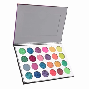 24 Color Glitter Eyeshadow Palette Travel-friendly Makeup Palette for Wicked Halloween Make up