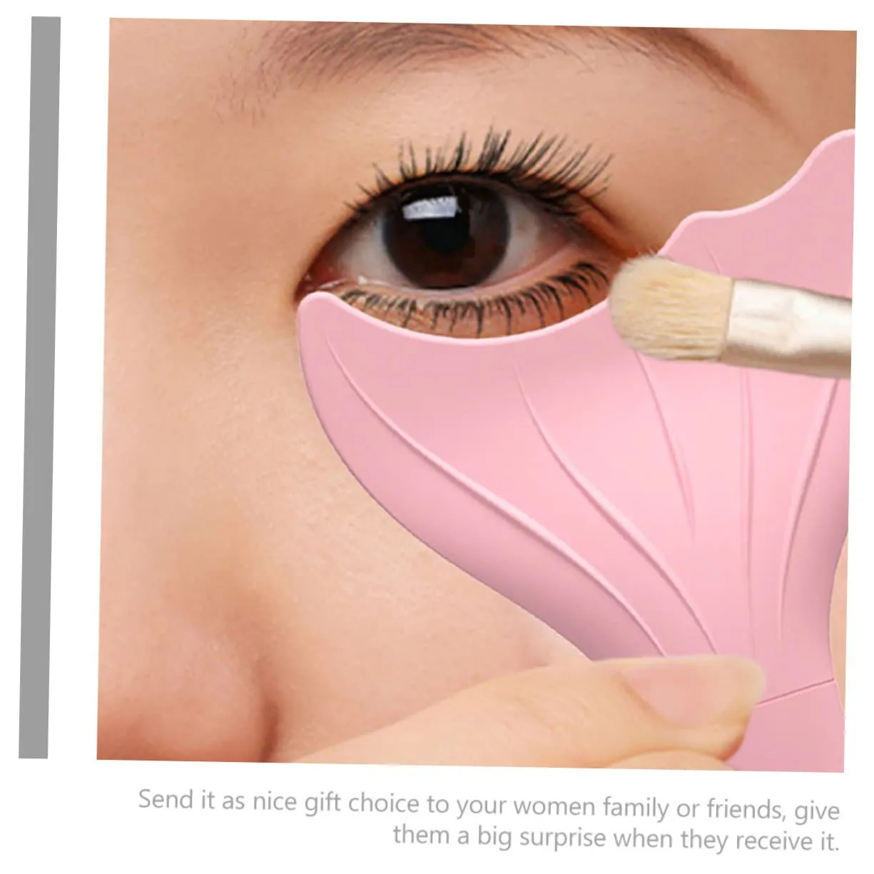 2pcs Silicone Eyeliner Stencil for Eye Makeup Easy Use Mascara Aid Tool Curved Design for Lash Line Precision for Beginners and Hooded Eyes