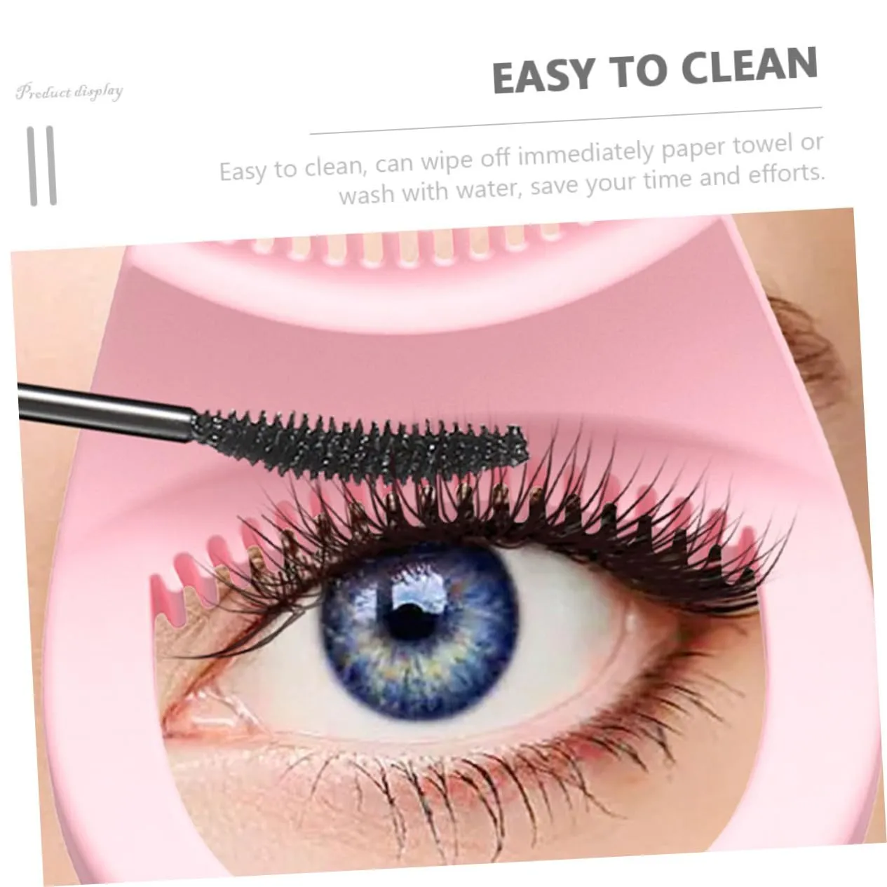 2pcs Silicone Eyeliner Stencil for Eye Makeup Easy Use Mascara Aid Tool Curved Design for Lash Line Precision for Beginners and Hooded Eyes
