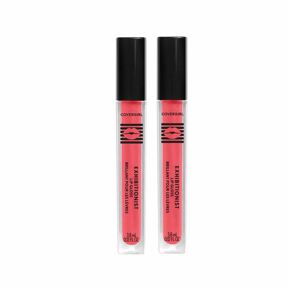 2x Covergirl Exhibitionist Lip Gloss 3.8ml 190 Pixie