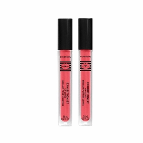 2x Covergirl Exhibitionist Lip Gloss 3.8ml 190 Pixie
