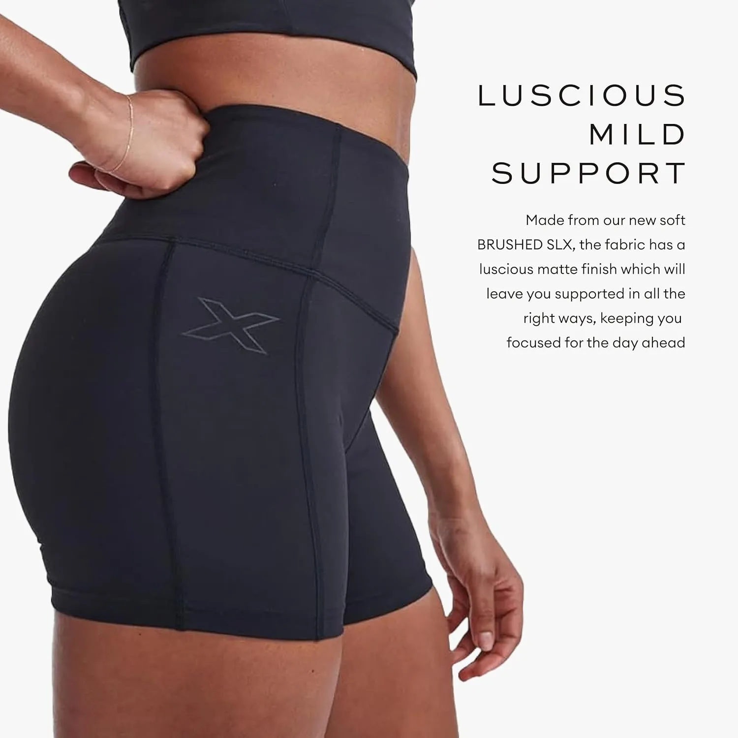 2XU Women's Form Stash Hi-Rise Bike Short Black/Black