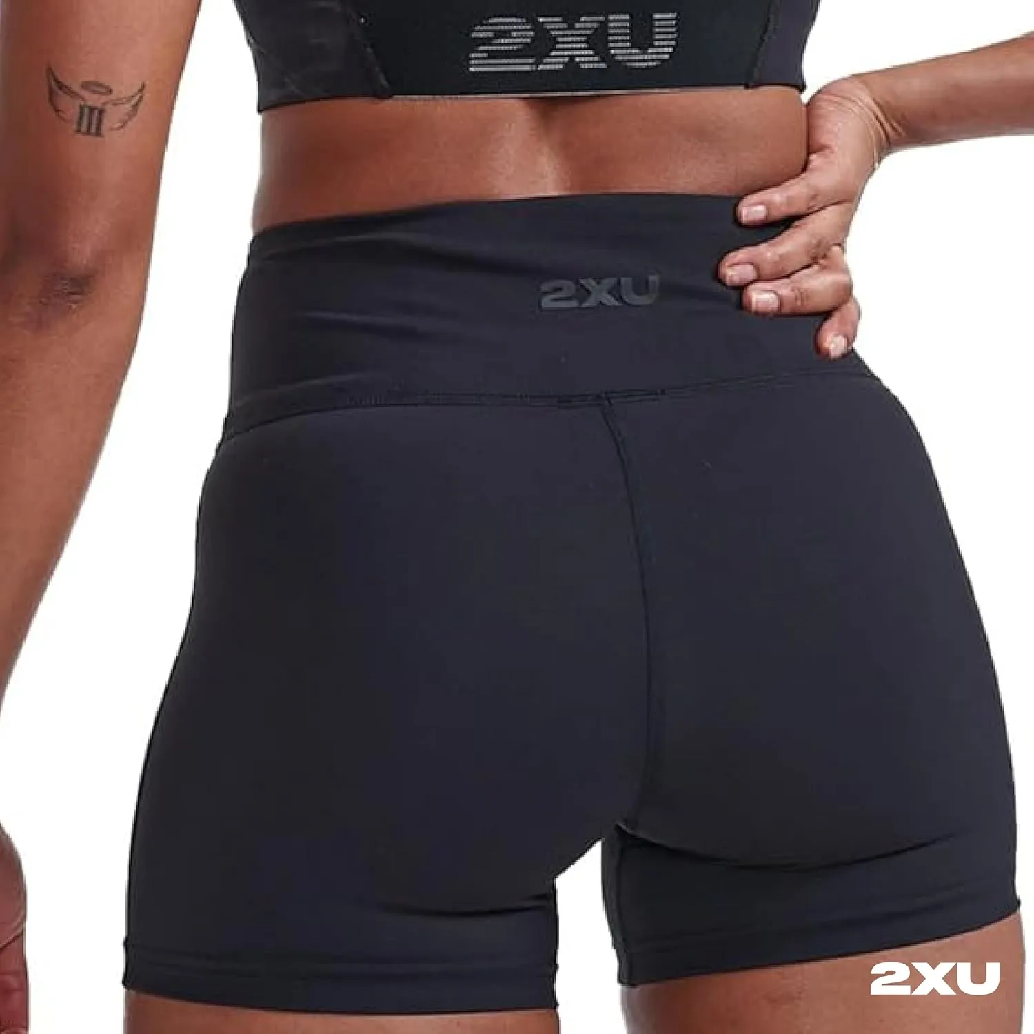 2XU Women's Form Stash Hi-Rise Bike Short Black/Black