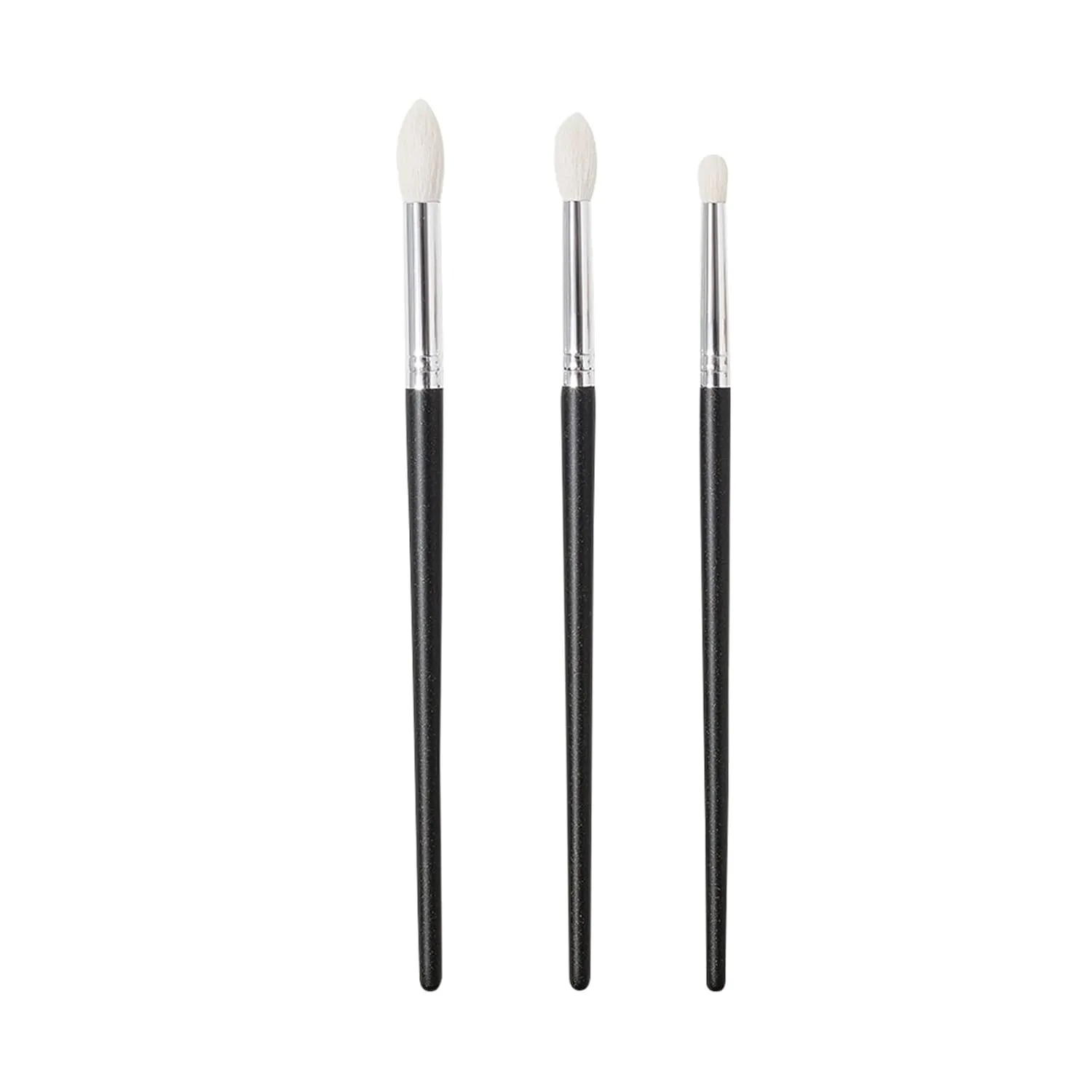 3 Pcs Hair Tapered Crease Blending Brush Eyeshadow Make up Cosmetic Kit Maquiagem Smudge eye Makeup Brushes