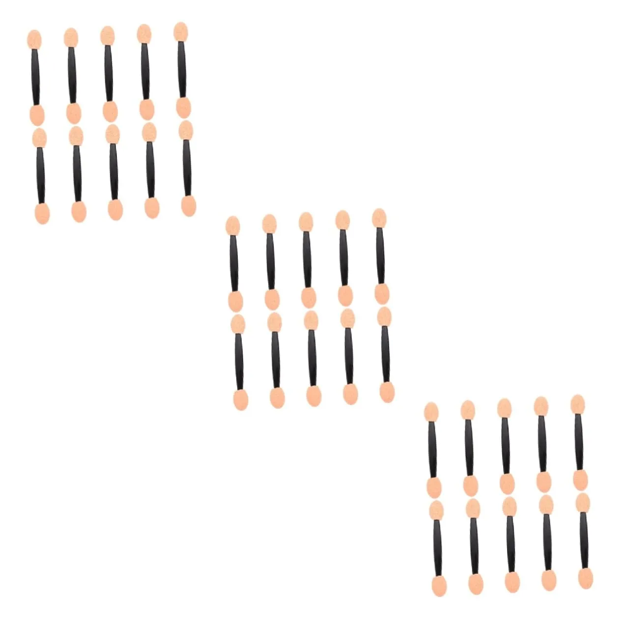 300pcs Dual-ended Eyeshadow Applicators Sponge Brushes for Eye Makeup Lightweight and Easy to Use for Eyeshadow Eyeliner Eyelash and Eyebrow Application