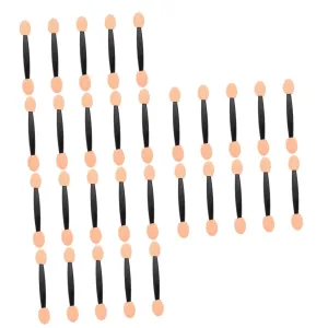 300pcs Dual-sided Eyeshadow Applicators Professional Makeup Brushes Soft Sponge Tips for Eyeshadow Eyeliner Eyebrows Skin-friendly Design for Easy Makeup Application