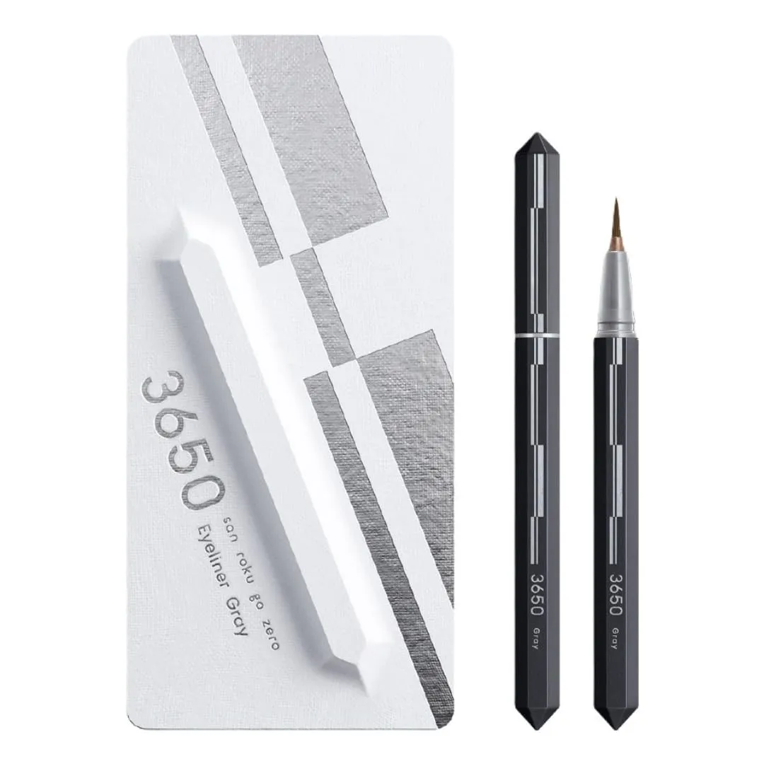 3650 Gray Liquid Eye liner Waterproof, Smudge Proof, All-Day Wear Liquid Liner | Safe For Sensitive Eyes and Contact Lens Wearers