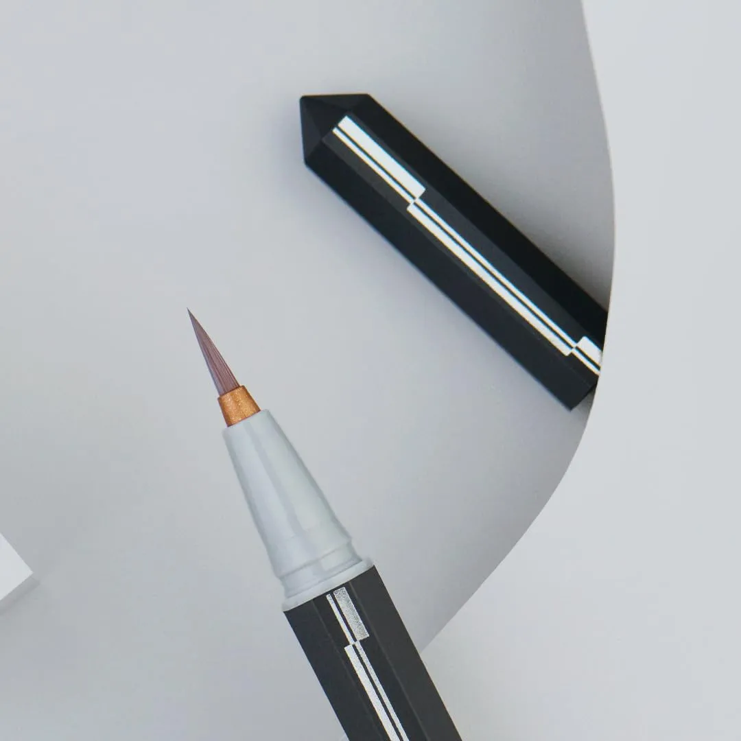 3650 Gray Liquid Eye liner Waterproof, Smudge Proof, All-Day Wear Liquid Liner | Safe For Sensitive Eyes and Contact Lens Wearers