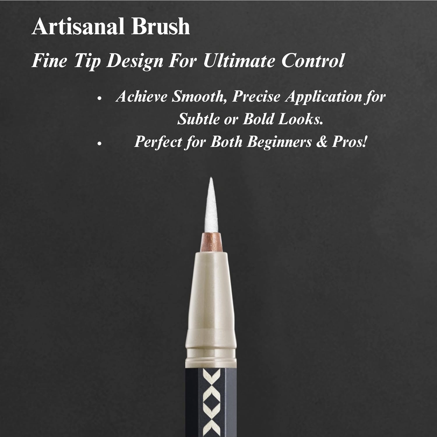 3650 All Day Liquid Liner, Waterproof, Smudge- Resistant with Fine Brush Tip in Brown Black
