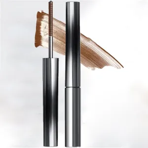 3D Curling Eyelash Iron Mascara Waterproof Volume & Length Iron Strong Metal Tiny Tube Mascara (Classic, Brown)