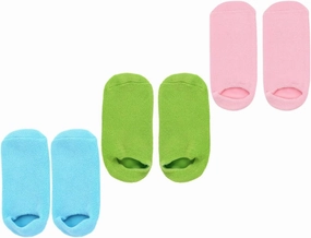 3Pairs Moisturizing Foot Care Masks Protective Spa Socks for Softening Dry Skin Essential Oil Infused Foot Covers for Home Use Comfortable Durable Design