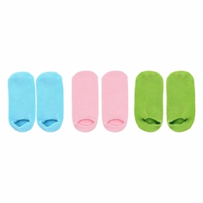 3pairs Moisturizing Foot Socks Care Products for Soft Smooth Skin for Dry Feet Treatment Use Colors