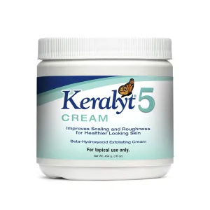 5 Psoriasis Cream - Full Body 5% Salicylic Acid Exfoliating Skin Lotion - Promotes Relief from Itchy, Redness, Dryness, Roughness, and Flakey Skin