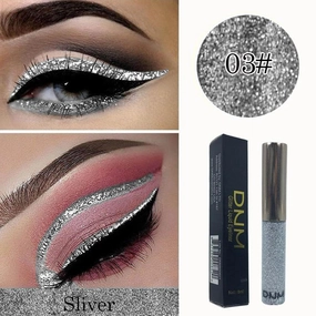 6x R Shimmer Glitteshadow Liquid Glitter Eyeliner Set Waterproof Sparkling Shadow for Party Makeup 6 Pack