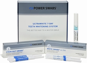 7 Day Professional Teeth Whitening Kit - for at Home Use - Easy 5 Minute Teeth Whitening - Dentist Formulated Teeth Whitening Swabs to Remove Stains