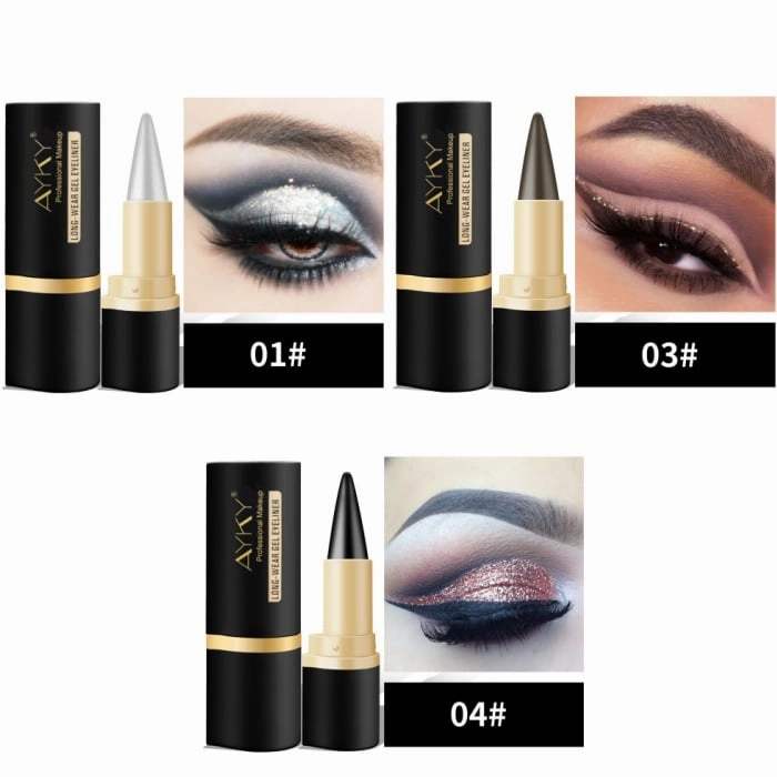 🔥LAST DAY SALE 49% OFF🔥Viral profession Kajal Eyeliner Pen Gel - Quick Drying Formula Eye Liner