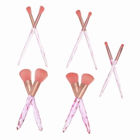 -piece Makeup Brush Set Fiber Brushes for Foundation Eyeliner and Blush Dense Bristles for Even Application for Makeup Lovers