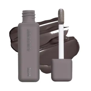 aboutface Matte Fluid Eye Paint Hidden Garden – High-Pigment Liquid Eyeshadow, Long-Lasting, No-Budge Matte Finish, Vegan & Cruelty-Free (Deep Greige)