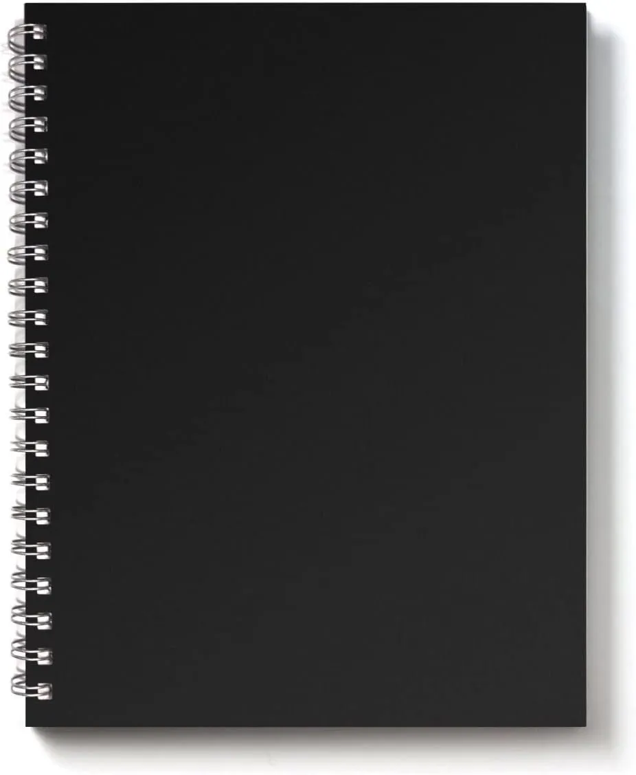 Advanced W7-B Expanded Wirebound Lab Notebook, 9.25 x 11.75 in (23.5 x 30 cm), 144 Pages, Double Wire Looped, 70lb Heavyweight Paper (1-Pack, Grid)
