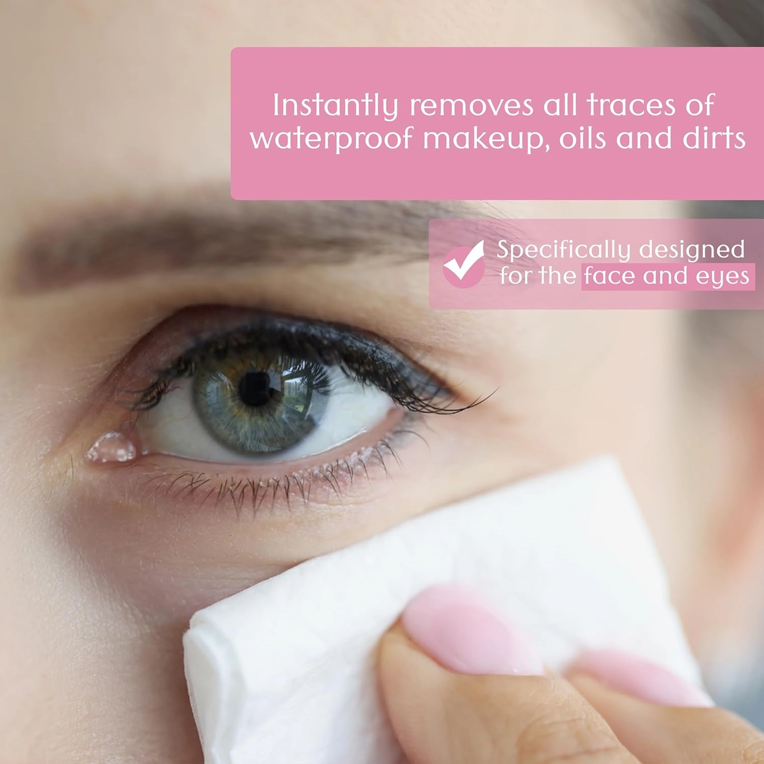 Air Jungles Makeup Remover Wipes Singles 25 Count (Pack of 3), Extra Large 6" x 8", Fragrance-Free, Removes Makeup and Oil, Ultra-Soft Cleansing Wipes, Alcohol Free