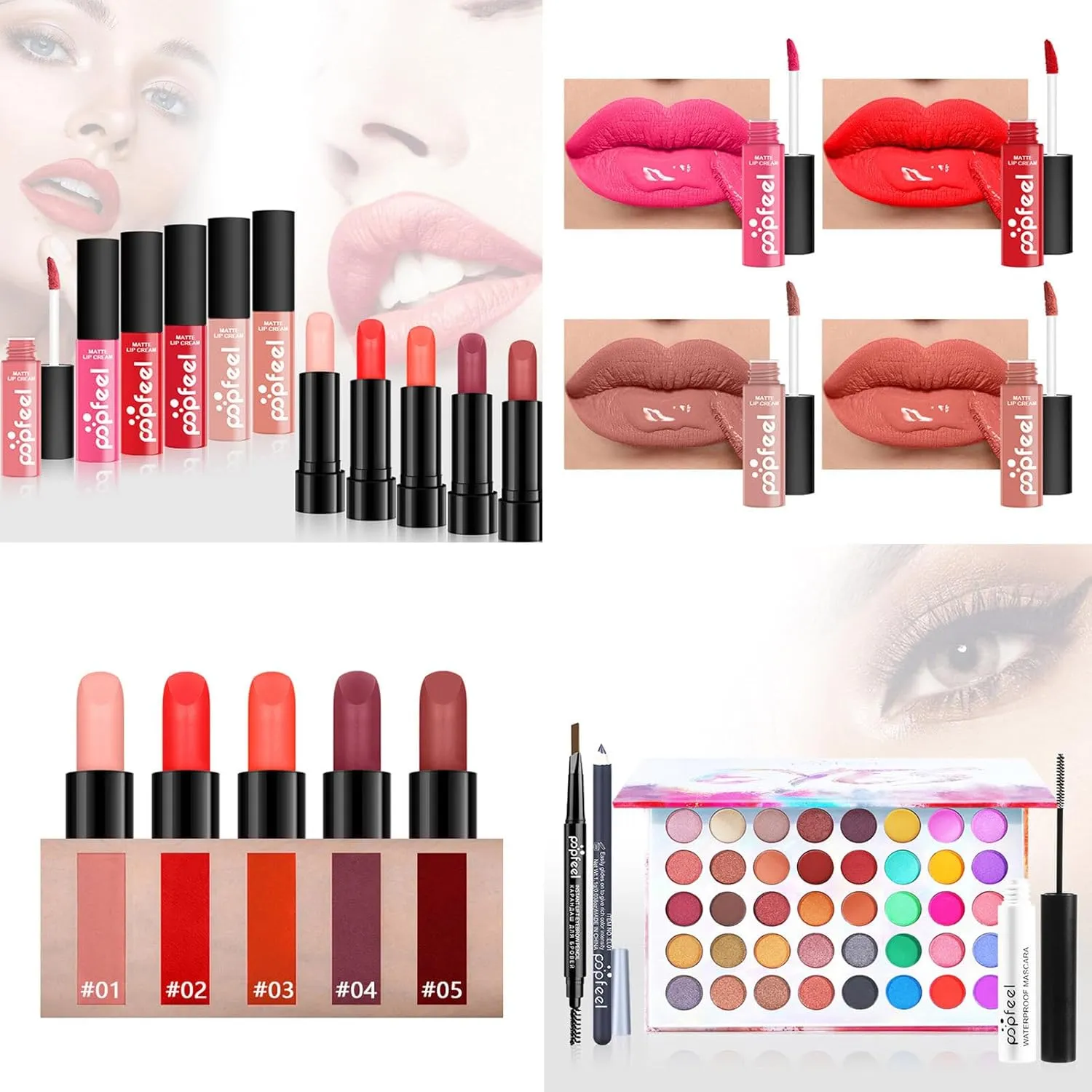 All-in-One Makeup Kit Gift Set, Makeup Kit for Women Full Kit, Makeup Gift Set Include Eyeshadow Palette Lipstick Concealer Blush Mascara Foundation Face Powder, Great Gift Choice(29 PCS)