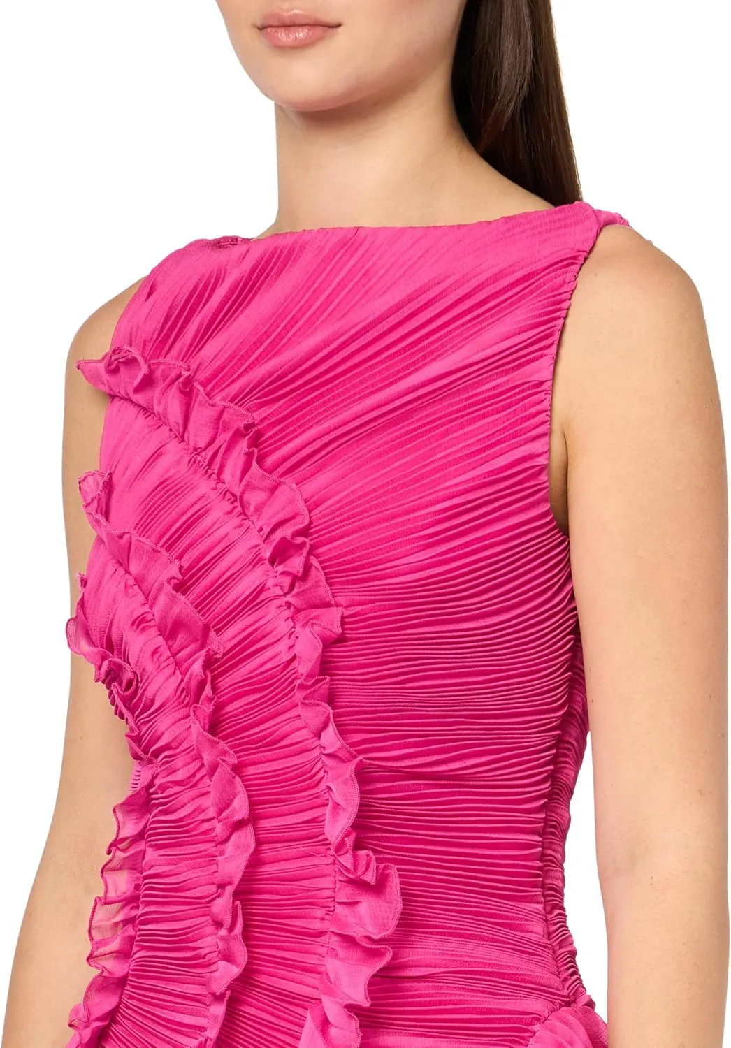 AMUR Women's Emilia Cascade Mini Dress