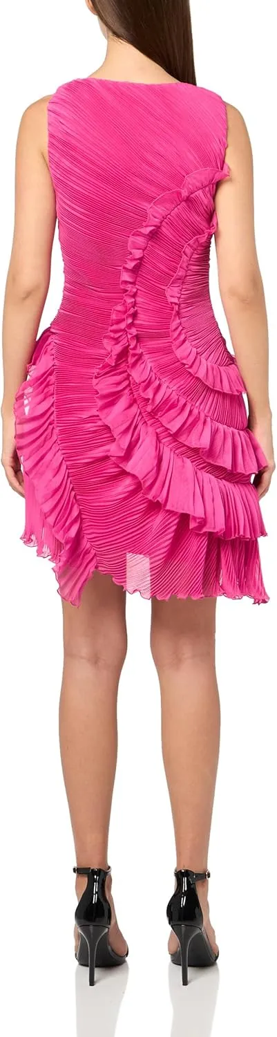 AMUR Women's Emilia Cascade Mini Dress