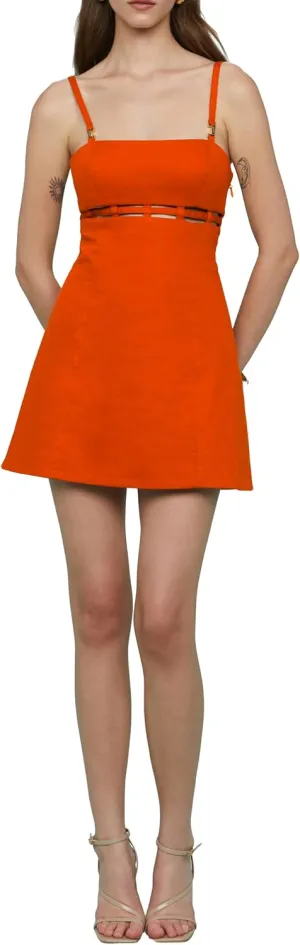 AMUR Women's Rei Twill Mini Dress