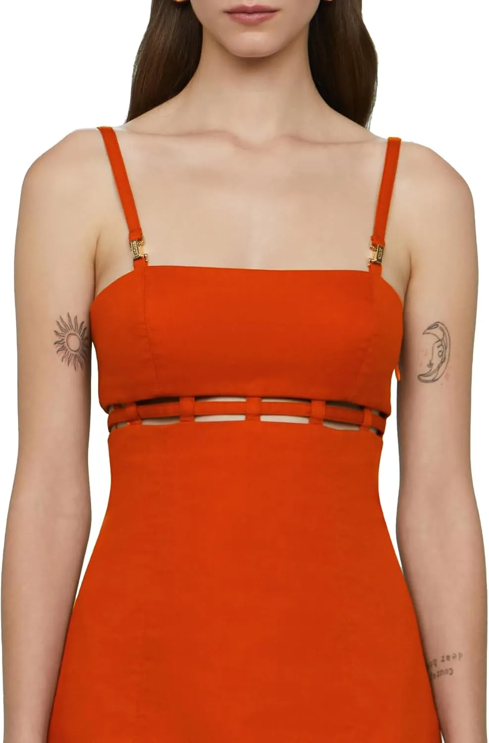 AMUR Women's Rei Twill Mini Dress