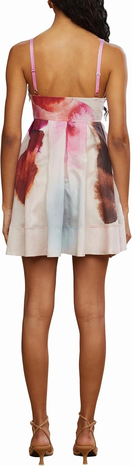 AMUR Women's Allison Printed Mini Dress