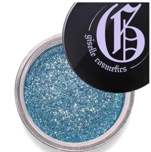 Aqua Ice Loose Mineral Eye Shadow Palette - Organic, Non-Toxic Glitter Eyeshadow - Light Blue Shimmer, Sparkling Mineral Eye Shadow Powder for Eye Glitter - Blue Purple Shades