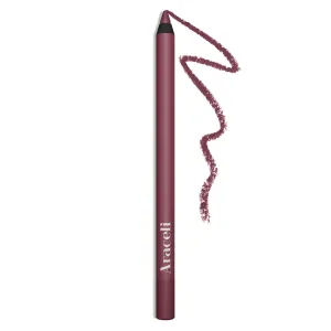 Araceli Beauty Gel Pencil Eyeliner – Water Resistant & Smudge-Proof, Long-Lasting Eye Makeup for Precision Lining & Bold Sangria Color