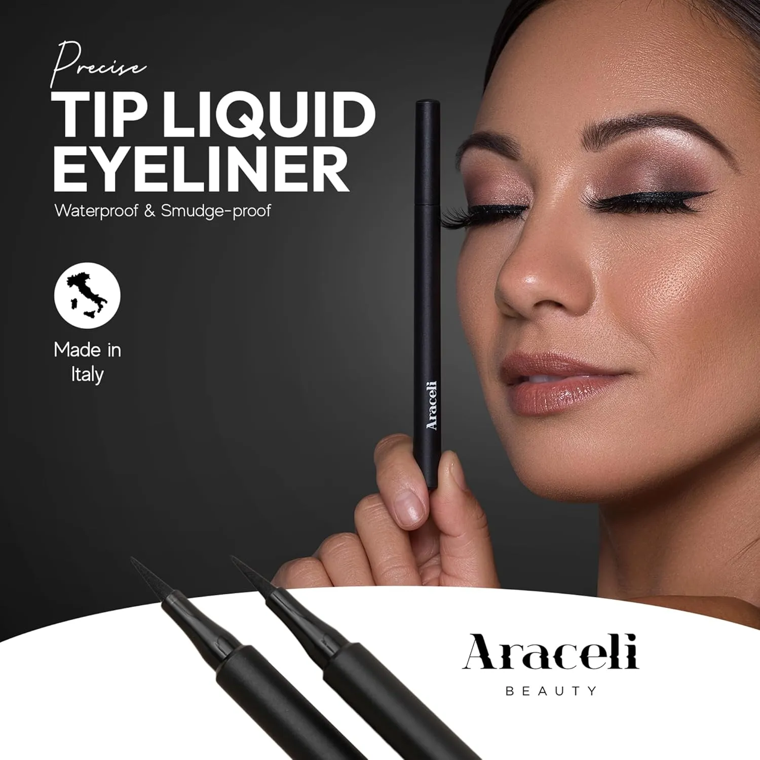 Araceli Beauty Ojos Perfectos Eyeliner (Blue/Azul), Liquid