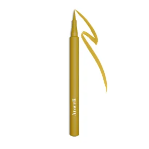 Aracelli Beauty Water Resistant Long-Lasting Eyeliner Pen - Precision Liquid Eye Liner with Smudge-Proof Formula - Easy Glide & Quick Dry - Perfect for Cat Eye & Winged Looks - Yellow