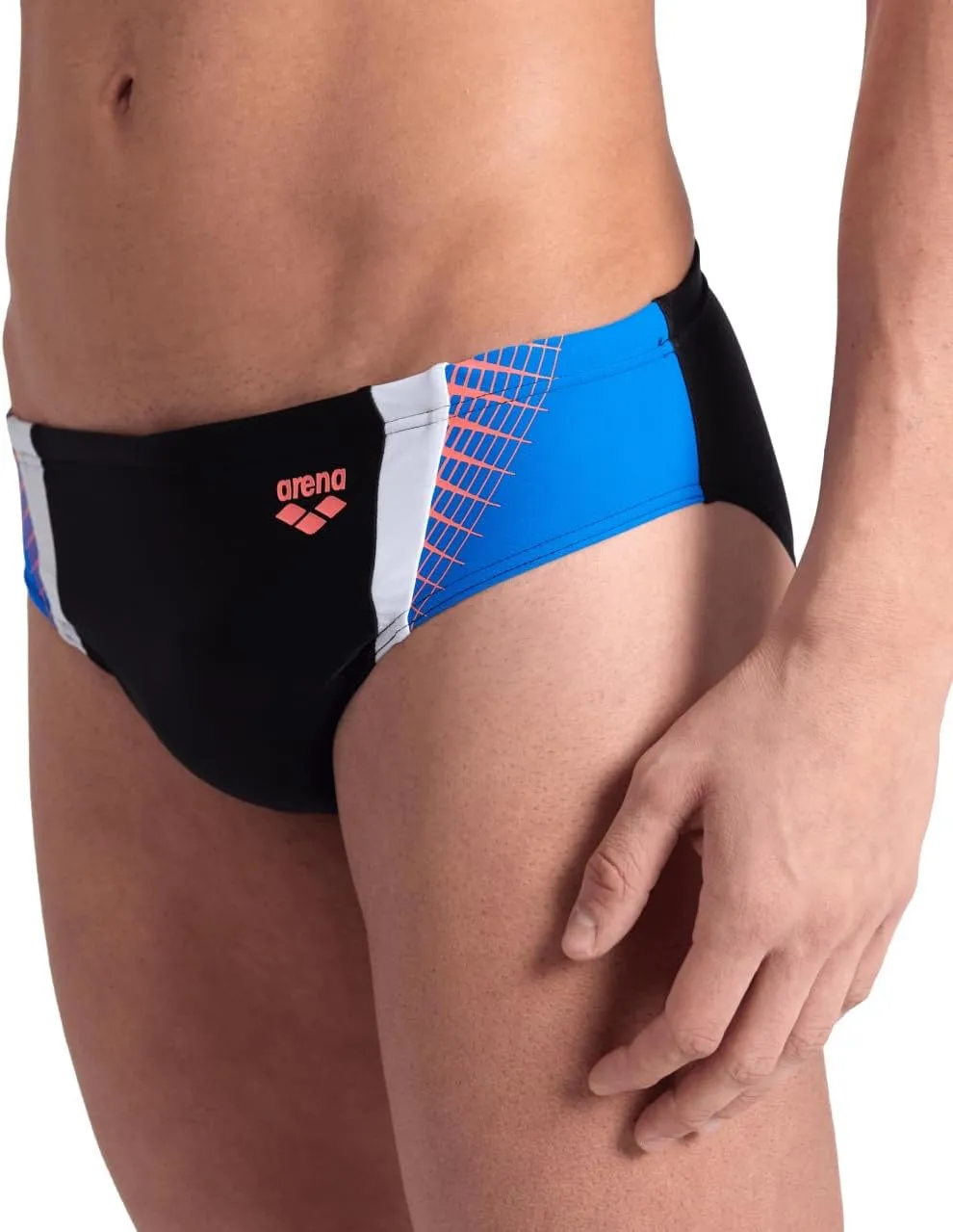ARENA Feel Men's Threefold Swim Brief Stretchy Waterfeel Swimsuit Pool Beach Swimwear Sporty Comfortable Bathing Suit