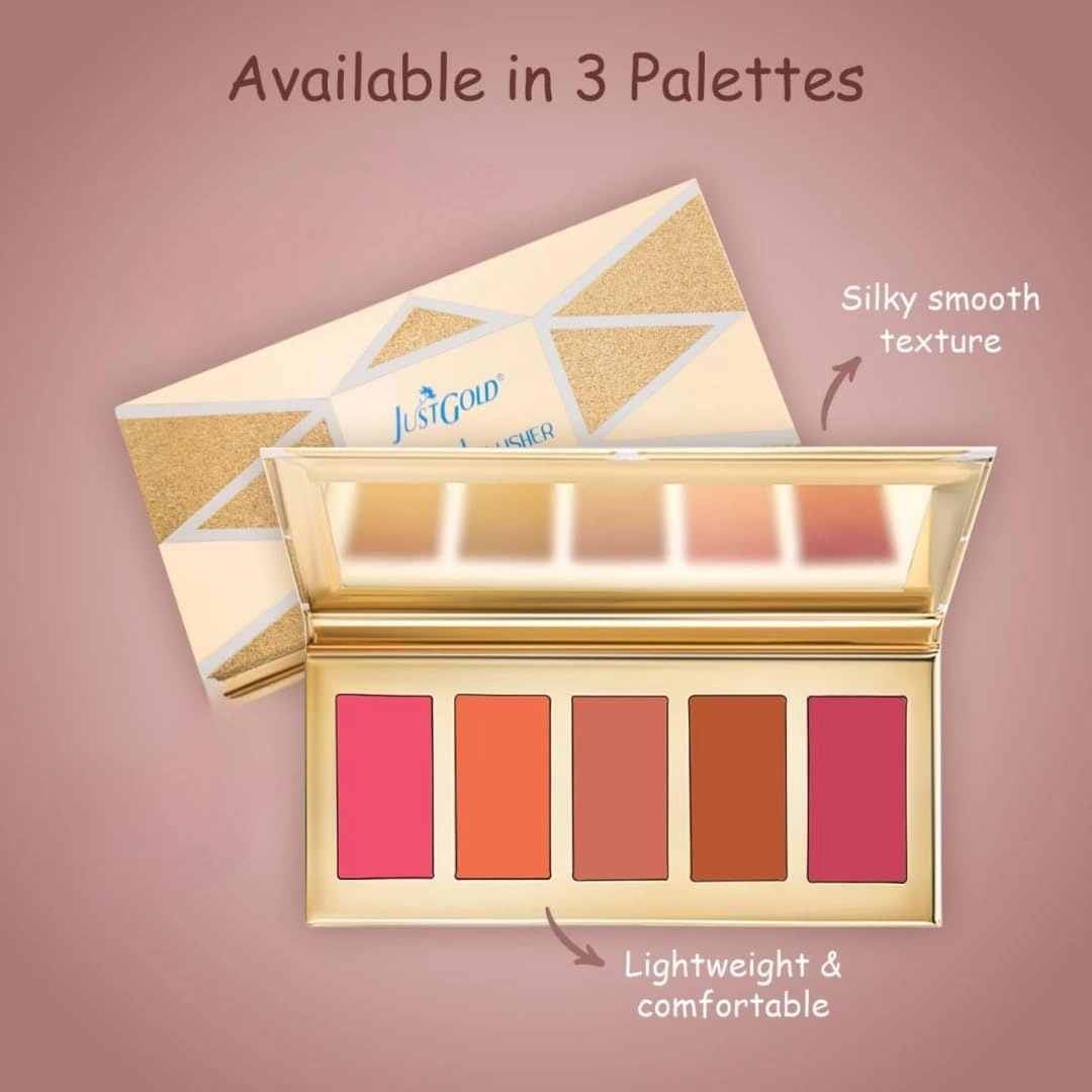 Artist Blusher Palette for Makeup, Long Lasting with matte and shimmer shade (03)