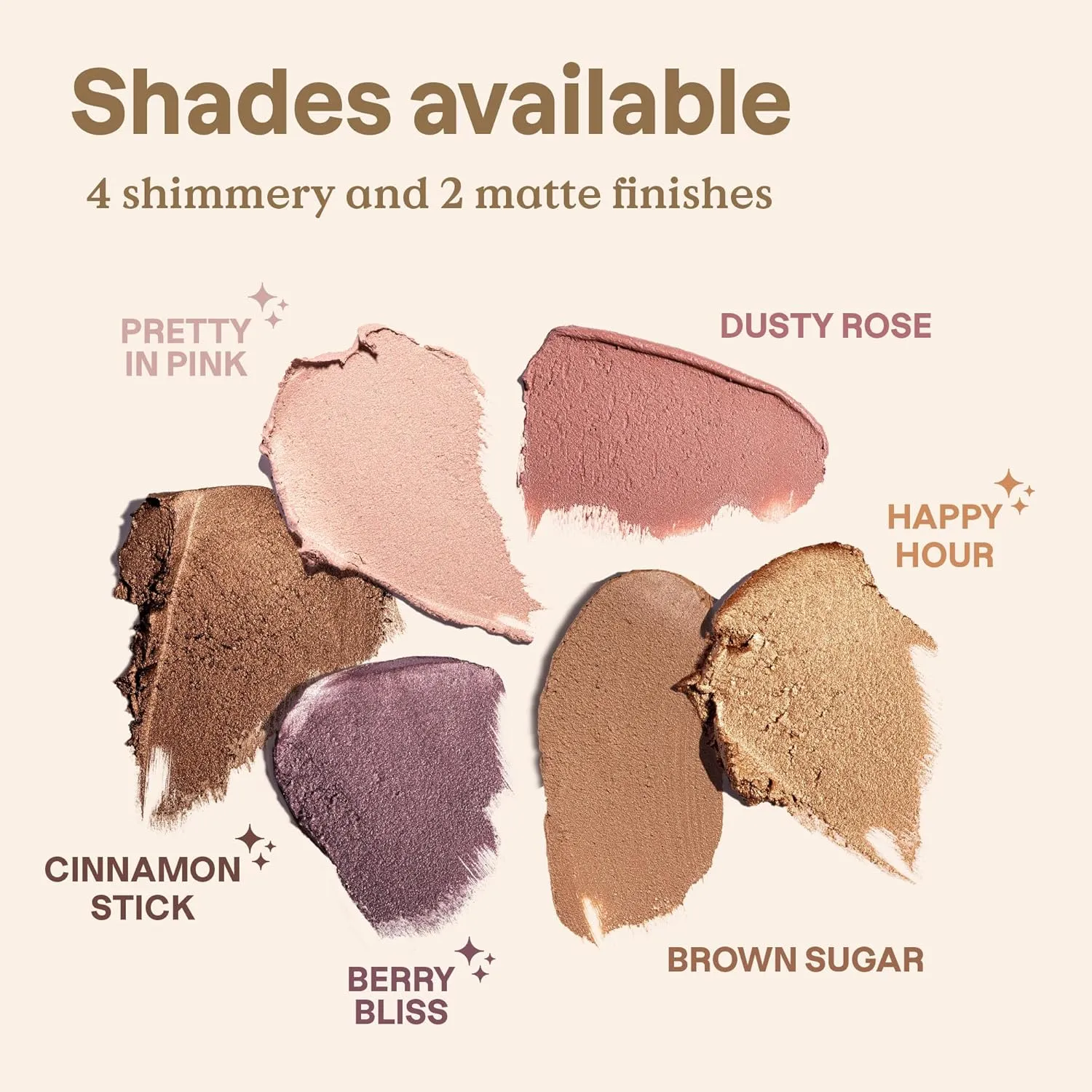 ATTITUDE Oceanly Eyeshadow, EWG Verified, Single Matte Cream Eyeshadow, Plastic-Free, Vegan Beauty and Makeup, Brown Sugar, 0.16 Fl Oz