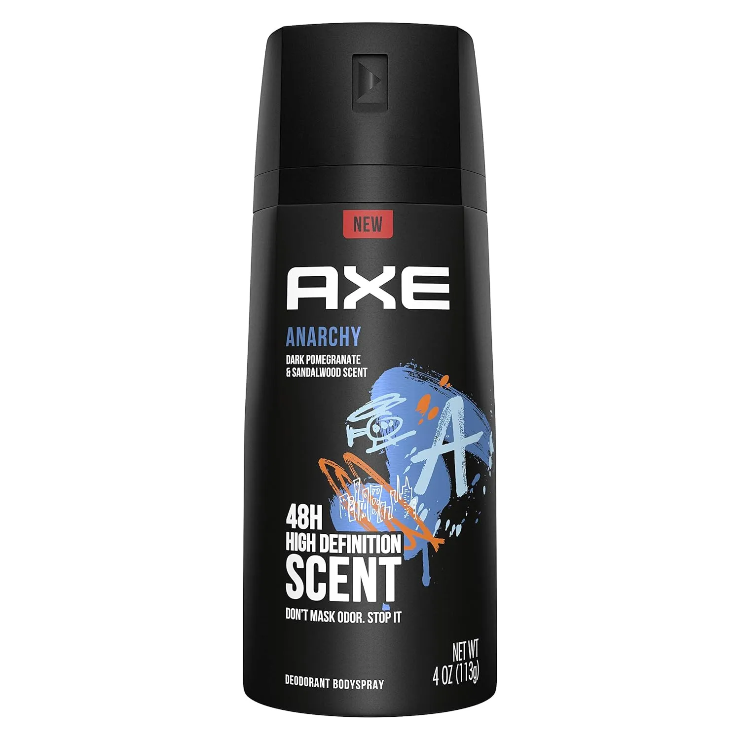 AXE Body Spray for Men Anarchy 4 oz, Pack of 6