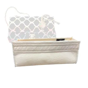 Bag Organizer for Chanel Pearl Crush Rectangle Flap (Model: AS1787) [20cm] (Midnight Black)