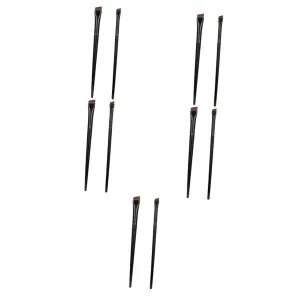 balacoo 15sets Angled Eyeliner Brushes for Precise Eyebrow Eye Makeup Soft Flat Bristles Travel-friendly Design for Shaping Filling for Makeup